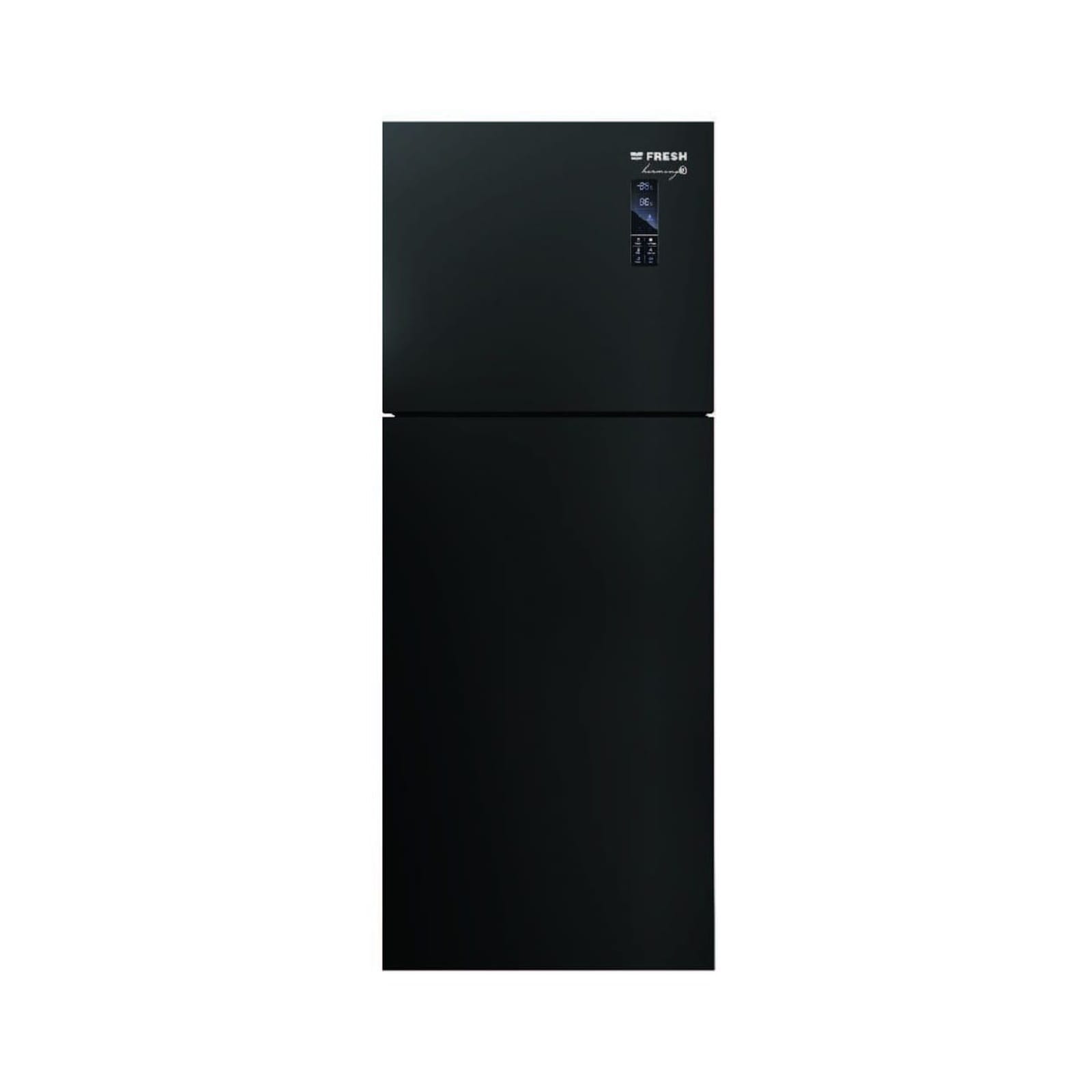 ثلاجه فريش هارمونى بلوتوث زجاج 397 لتر - أسود/ FNT-MR470YGQB