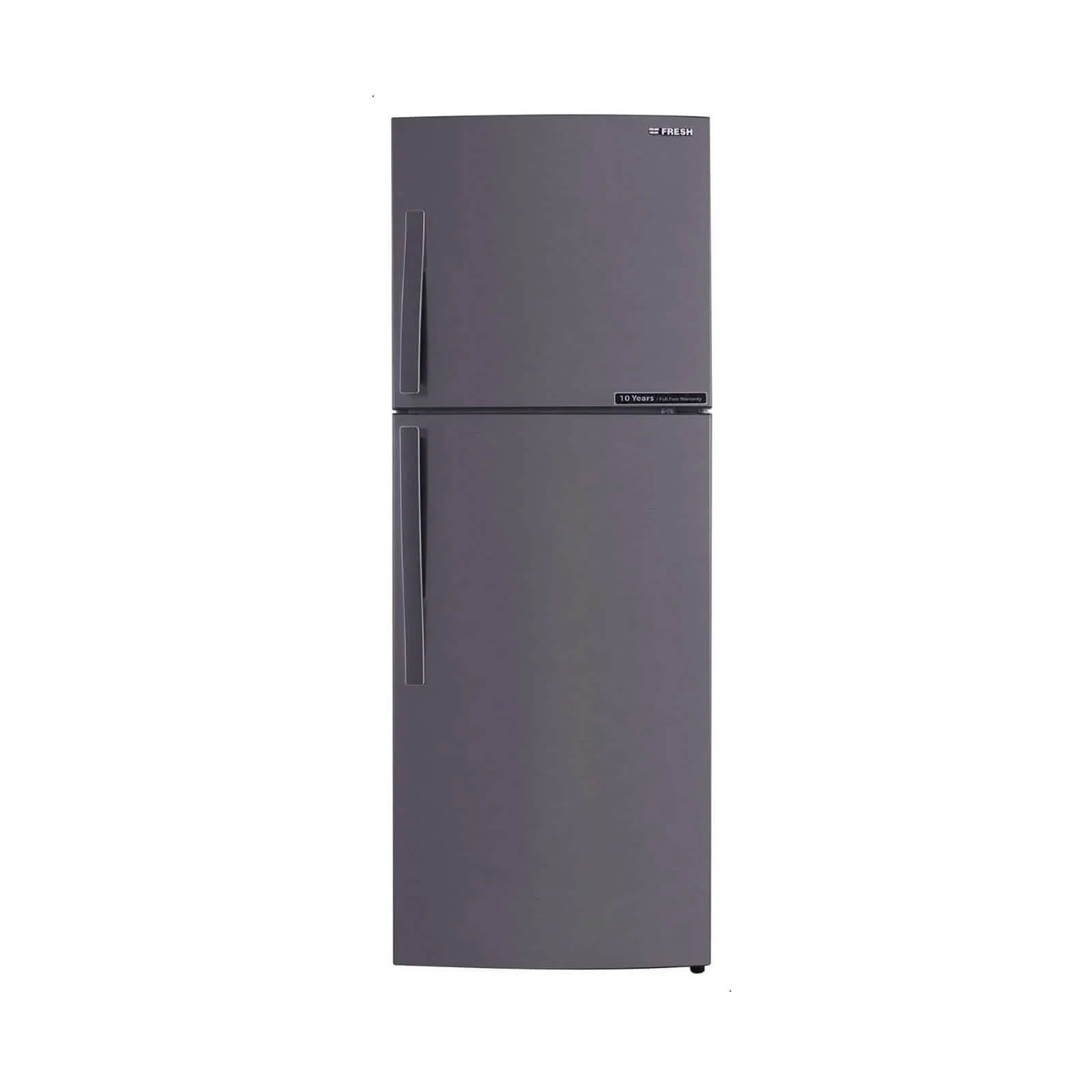 ثلاجة فريش، نوفروست، 397 لتر، ستانلس ستيل - FNT-B470CT