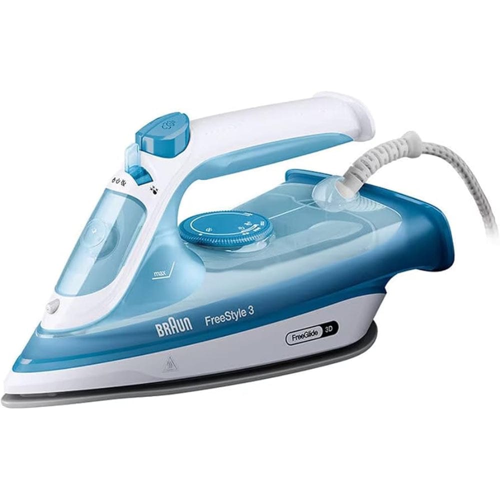 براون، FI3144BL، مكواة بخار، 2400 واط، أبيض × أزرق.