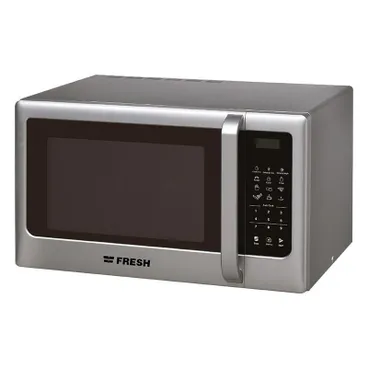 ميكروويف فرن بشواية فريش FMW-25KCG-S ديجيتال، 25 لتر، 900 وات، فضي