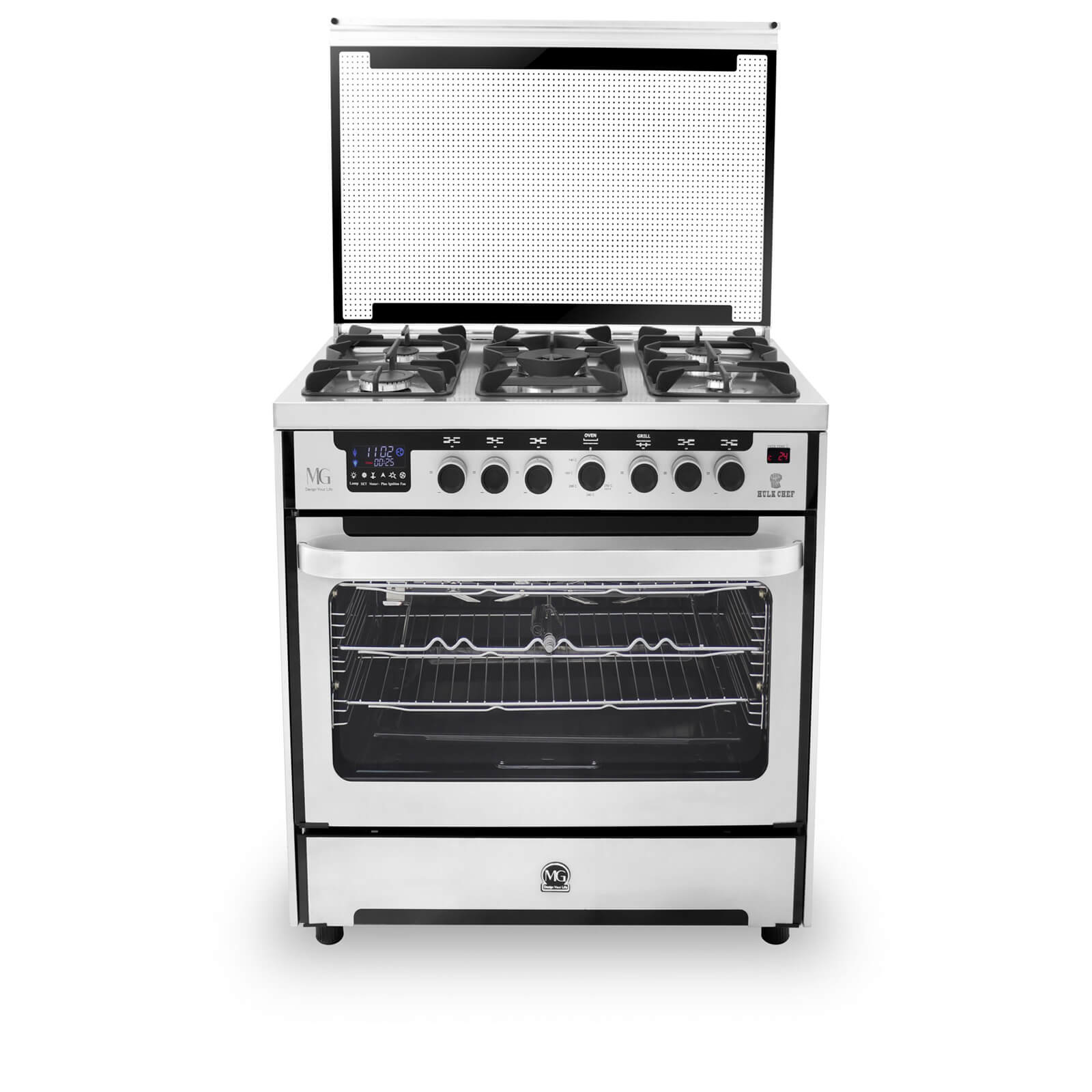 بوتاجاز هالك أستيل امان كامل 90×60 / Gas Cooker Hulk Steel Full Safety 90×60
