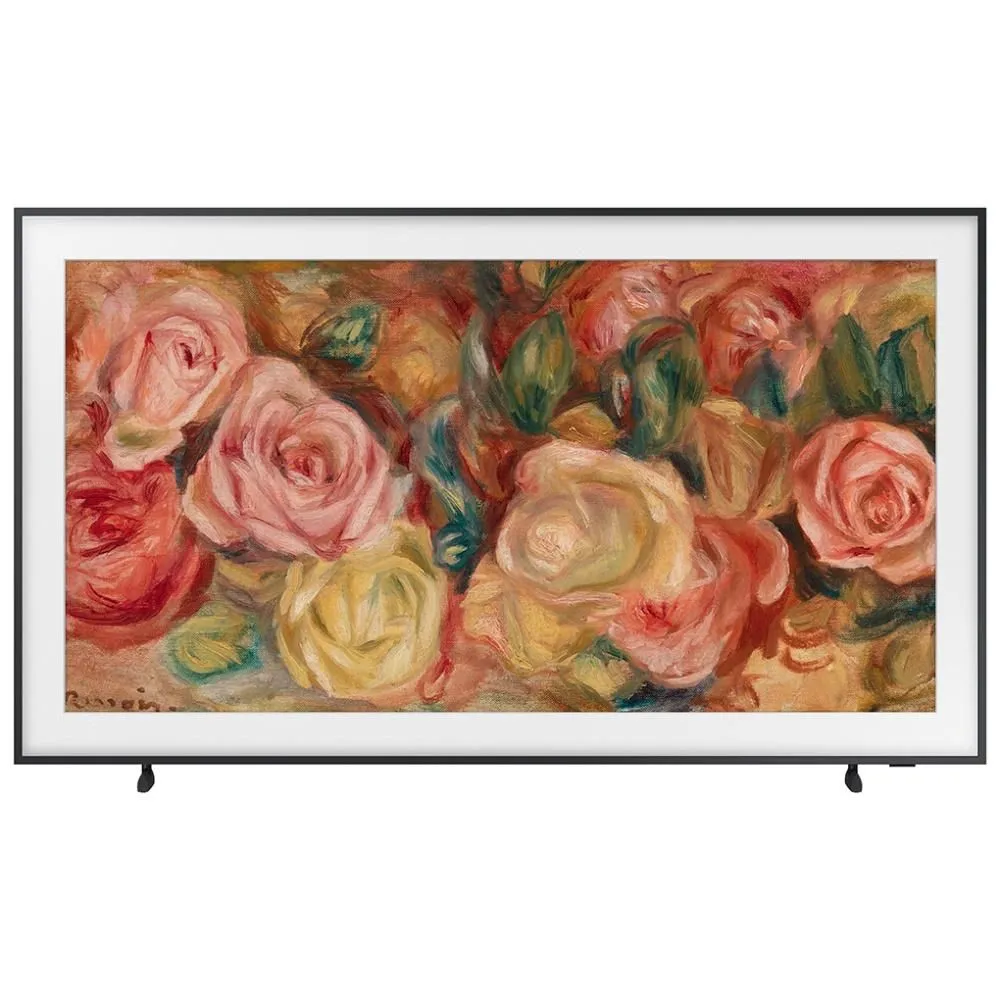 شاشة تلفزيون سمارت سامسونج The Frame مقاس 55 بوصه QLED، بدقة 4K UHD، بريسيفر داخلي - QA55LS03D